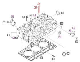 Mahindra Tractor Head Bolt E577003451 Mahindra Direct Parts