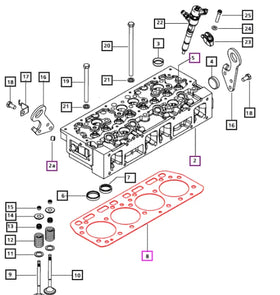 Mahindra Tractor Head Gasket 006012829B1 Mahindra