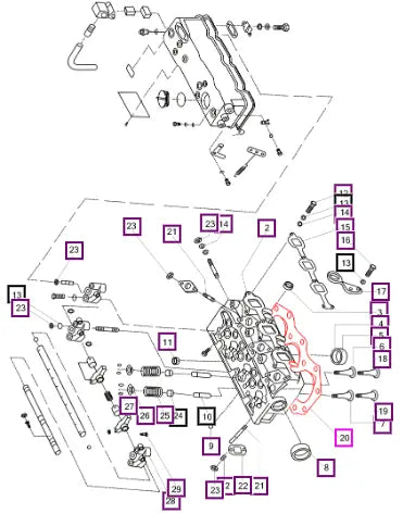 Mahindra Tractor Head Gasket 1002060DAA Mahindra Direct Parts