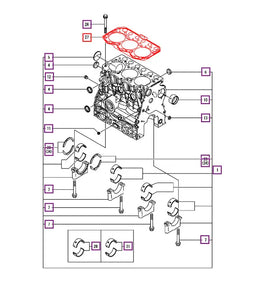 Mahindra Tractor Head Gasket 119C1001330- Mahindra Direct Parts