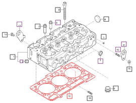 Mahindra Tractor Head Gasket E576003314 Mahindra