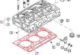 Mahindra Tractor Head Gasket E5800-03316 Mahindra Direct Parts