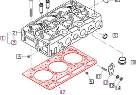 Mahindra Tractor Head Gasket E5800-03316 Mahindra Direct Parts