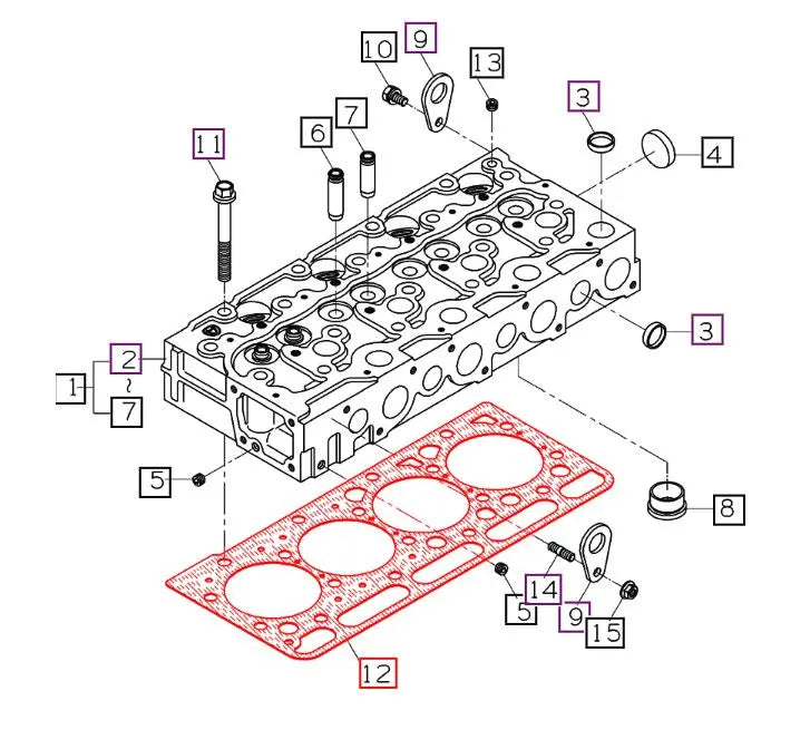 Mahindra Tractor Head Gasket Mahindra Direct Parts