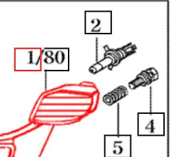 Mahindra Tractor Headlight Assembly Left Hand LH 16506522001 Mahindra Direct Parts