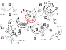 Mahindra Tractor Headlight Housing 19562616000 Mahindra