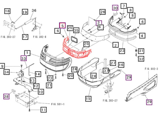 Mahindra Tractor Headlight Housing 19562616000 Mahindra