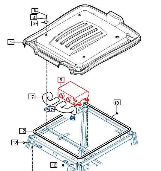 Mahindra Tractor Heater Assembly 11107026301 Mahindra