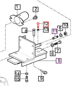 Mahindra Tractor Hex Bolt M10x30 V2013610030 Mahindra Direct Parts