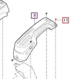 Mahindra Tractor Hex Bolt M6x20 V2123806020 Mahindra Direct Parts