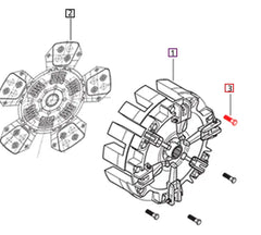 Mahindra Tractor Hex Bolt M8x1.25x45 000020254E05