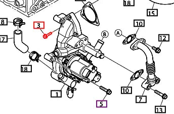 Mahindra Tractor Hex Flange Bolt - EGR Valve 120106-00206 Mahindra Direct Parts