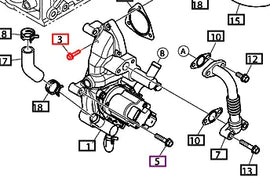 Mahindra Tractor Hex Flange Bolt - EGR Valve 120106-00206 Mahindra Direct Parts
