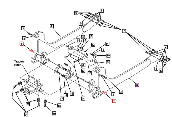 Mahindra Tractor Hex Head Cap Screw KMW05482166 Mahindra Direct Parts