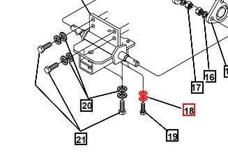 Mahindra Tractor Hex Head Cap Screw KMW05692123 Mahindra Direct Parts