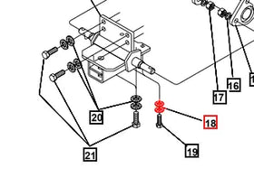 Mahindra Tractor Hex Head Cap Screw KMW05692123 Mahindra Direct Parts