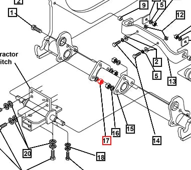 Mahindra Tractor Hex Head Nut KMW05552006 Mahindra Direct Parts