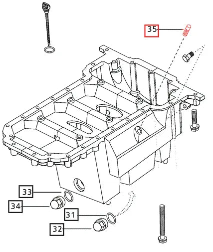Mahindra Tractor Hex Socket Plug M14 X 1.5 000020787E05 Mahindra Direct Parts