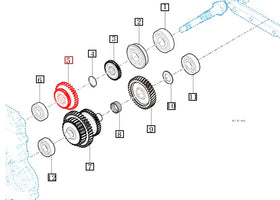 Mahindra Tractor High Low Gear 16-27 Tooth 11102411010 Mahindra