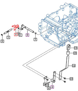Mahindra Tractor High Low Range Fork 11102430010M Mahindra