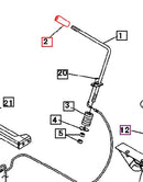 Mahindra Tractor High Neutral Low Handle Cover Grip 06910012258 Mahindra