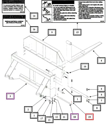 Mahindra Tractor Hitch Pin KMW05534415 Mahindra Direct Parts