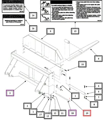 Mahindra Tractor Hitch Pin KMW05534415 Mahindra Direct Parts