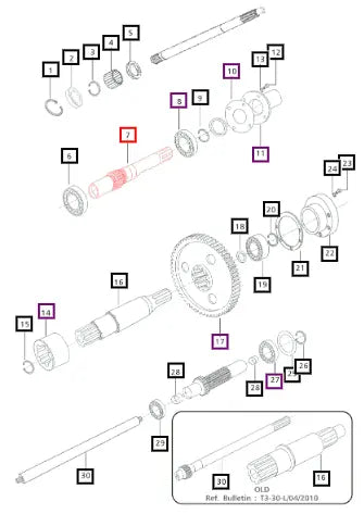 Mahindra Tractor Hollow Drive Shaft 006505520C1 Mahindra Direct Parts