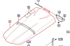 Mahindra Tractor Hood 12396022000MR ( Cab Models )