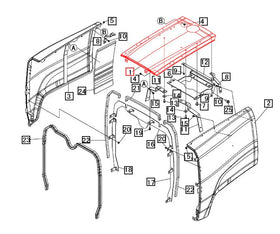 Mahindra Tractor Hood / Bonnet 19021111BP0 Mahindra