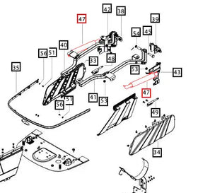 Mahindra Tractor Hood Gas Damper / Strut E007545486C91 Mahindra Direct Parts