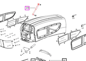 Mahindra Tractor Hood Gas Shock E007538472D2 Mahindra Direct Parts