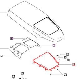 Mahindra Tractor Hood Grill E007545741D1 Mahindra Direct Parts