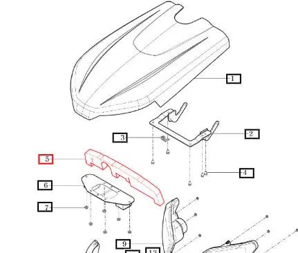 Mahindra Tractor Hood Insulator 11106015500 Mahindra Direct Parts