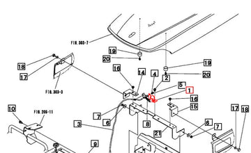 Mahindra Tractor Hood Latch 10402621000 Mahindra