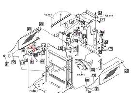 Mahindra Tractor Hood Latch 10561142002 Mahindra