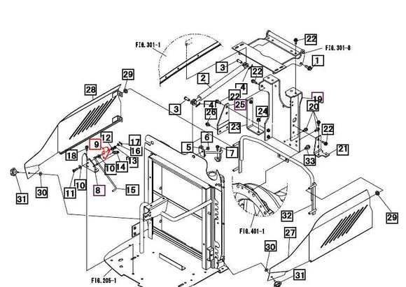 Mahindra Tractor Hood Latch 10561142002 Mahindra