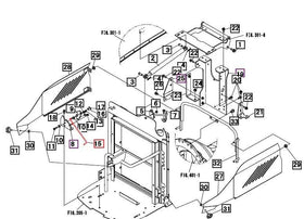 Mahindra Tractor Hood Latch Lever 19481145000 Mahindra