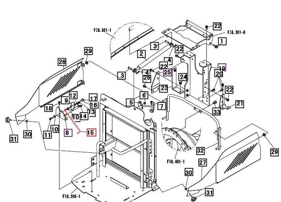Mahindra Tractor Hood Latch Lever 19481145000 Mahindra
