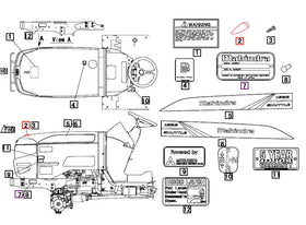 Mahindra Tractor Hood Ornament / Center Marker  10382767000 Mahindra