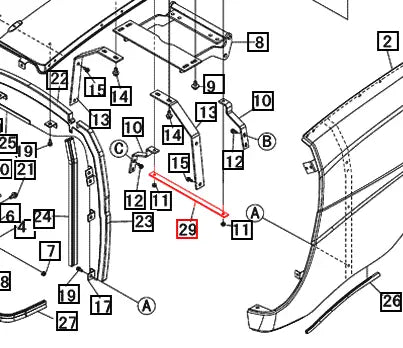 Mahindra Tractor Hood Plate 19481155AG0 Mahindra Direct Parts
