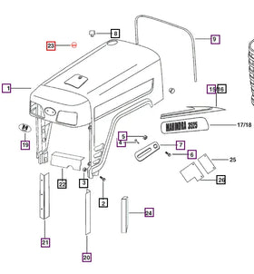 Mahindra Tractor Hood Rubber Button 005557488R1 Mahindra Direct Parts