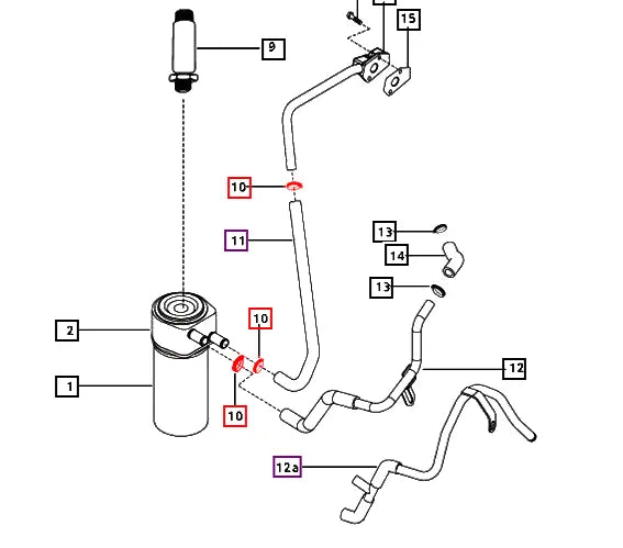 Mahindra Tractor Hose Clamps 005552915R91 Mahindra Direct Parts