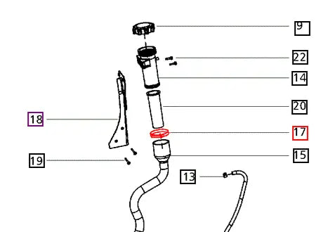 Mahindra Tractor Hose Clip 000021941E09 Mahindra Direct Parts