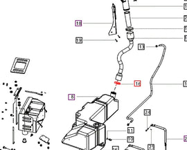 Mahindra Tractor Hose Clip 006004798F1 Mahindra Direct Parts