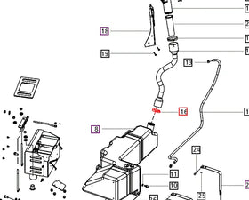 Mahindra Tractor Hose Clip 006004798F1 Mahindra Direct Parts