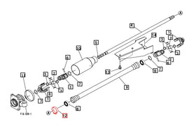 Mahindra Tractor Hose Clip HA230101000 Mahindra Direct Parts