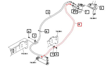 Mahindra Tractor Hose, R 19482322000 Mahindra Direct Parts