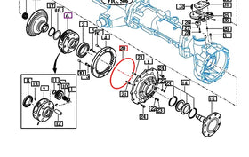 Mahindra Tractor Hub O-ring V7211057270 Mahindra Direct Parts