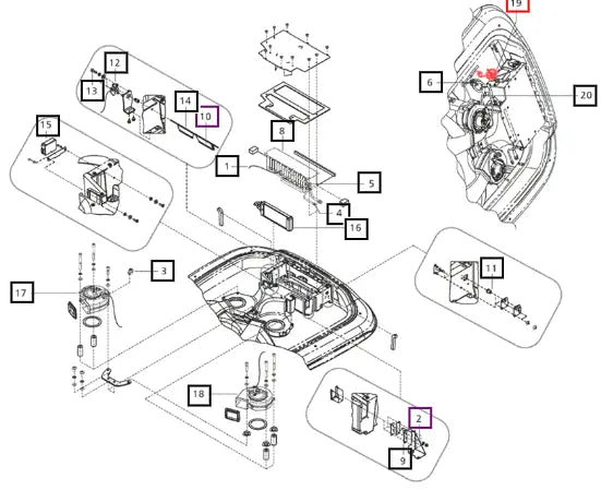 Mahindra Tractor Hvac Harness Sub-assembly E007517452D1 Mahindra Direct Parts